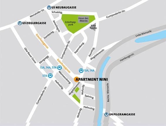 Apartment Nini Wien Eksteriør billede